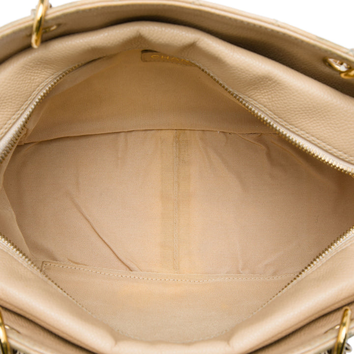 Chanel Petite Timeless Cabas Cuir caviar Marron