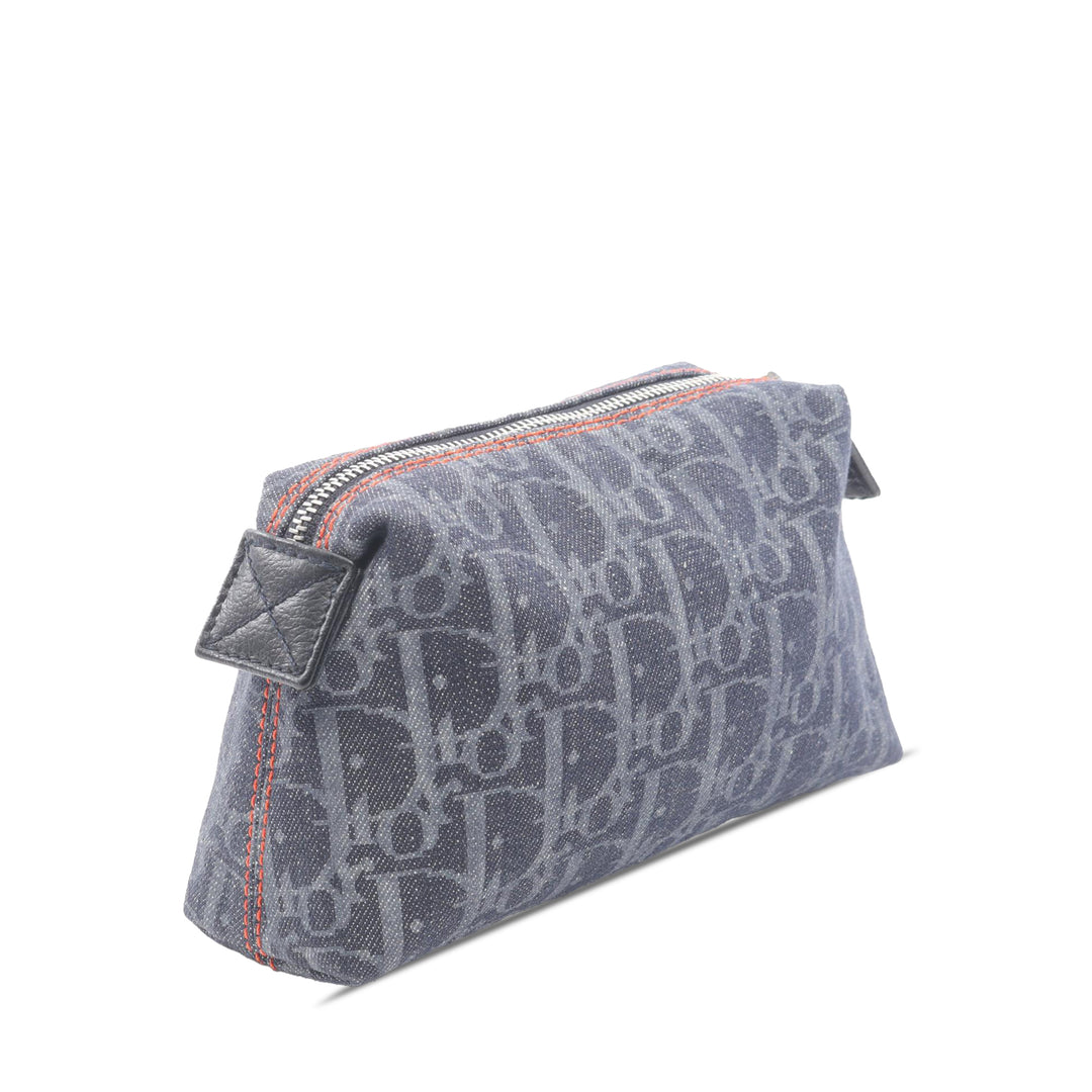 Dior Diorissimo Trotter Jean Flight Cosmetic Pochette Bleu