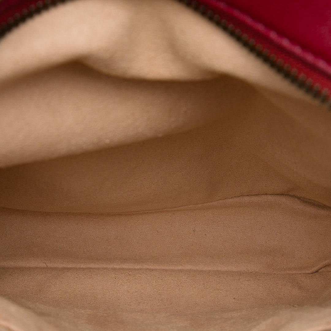 Gucci Sac bandoulière GG Marmont Matelasse Double Zippé Rouge – vue 5 – GABY PARIS