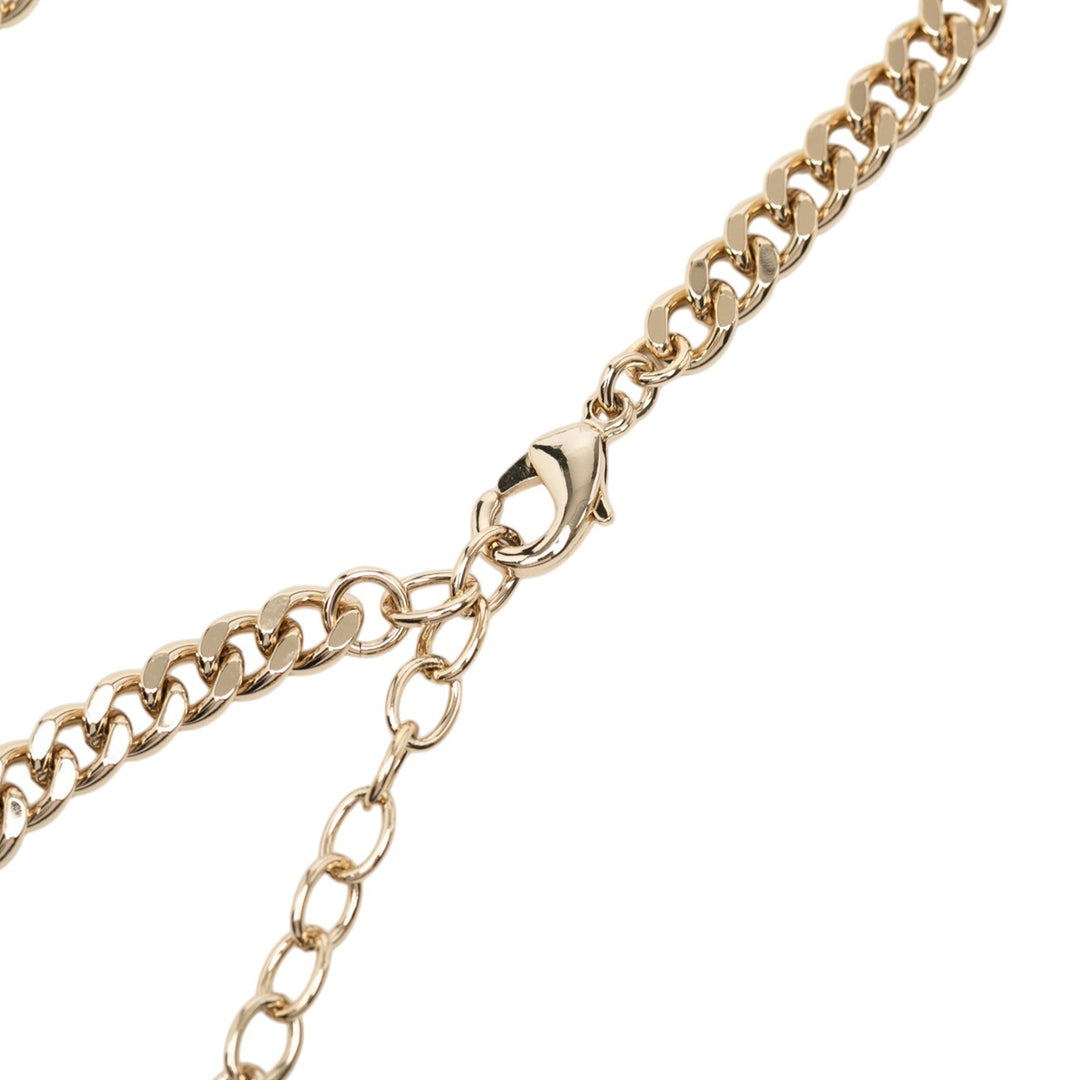 Chanel CC plaqué Strass Logo Choker Collier