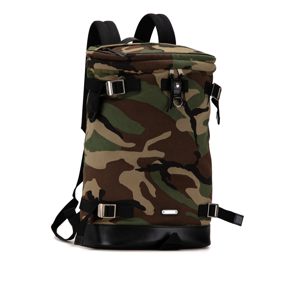 Canvas Camouflage Race Rivington Backpack Brown - Gaby Paris