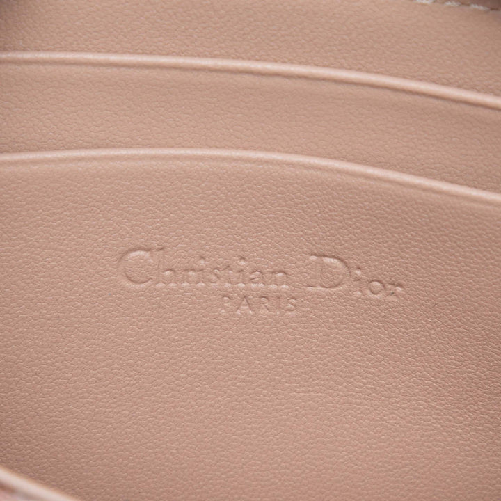 Dior Small Cuir d’agneau Cannage Lady Dior Voyageur Coin Purse