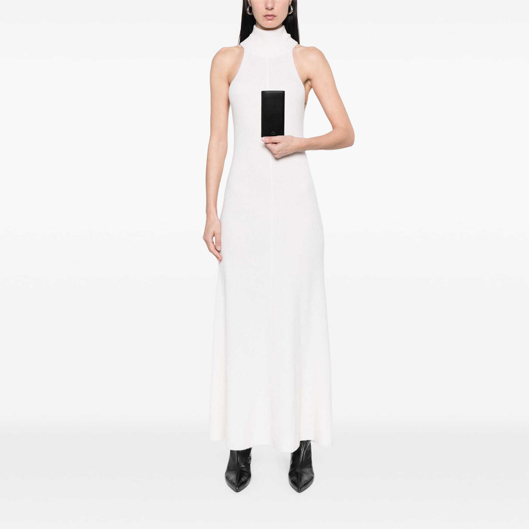 Dior grainé CD Icon Long Deux volets Portefeuille Cuir de veau grainé Noir