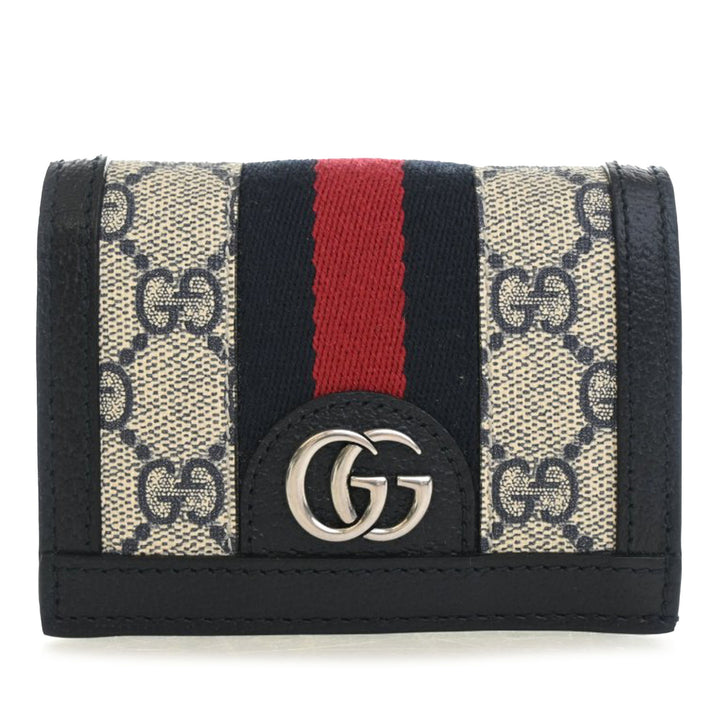 Gucci GG Supreme Web Ophidia Compact Portefeuille