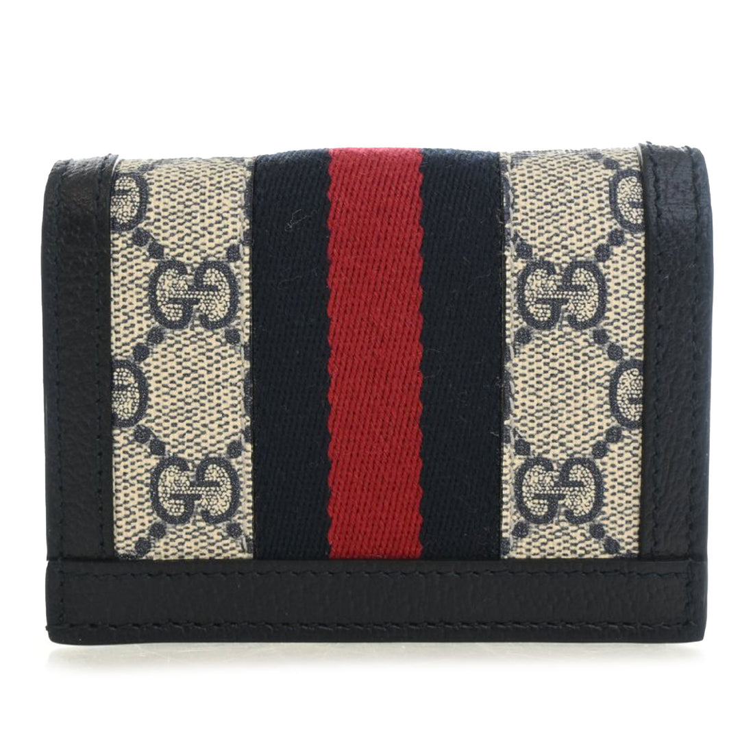 Gucci GG Supreme Web Ophidia Compact Portefeuille