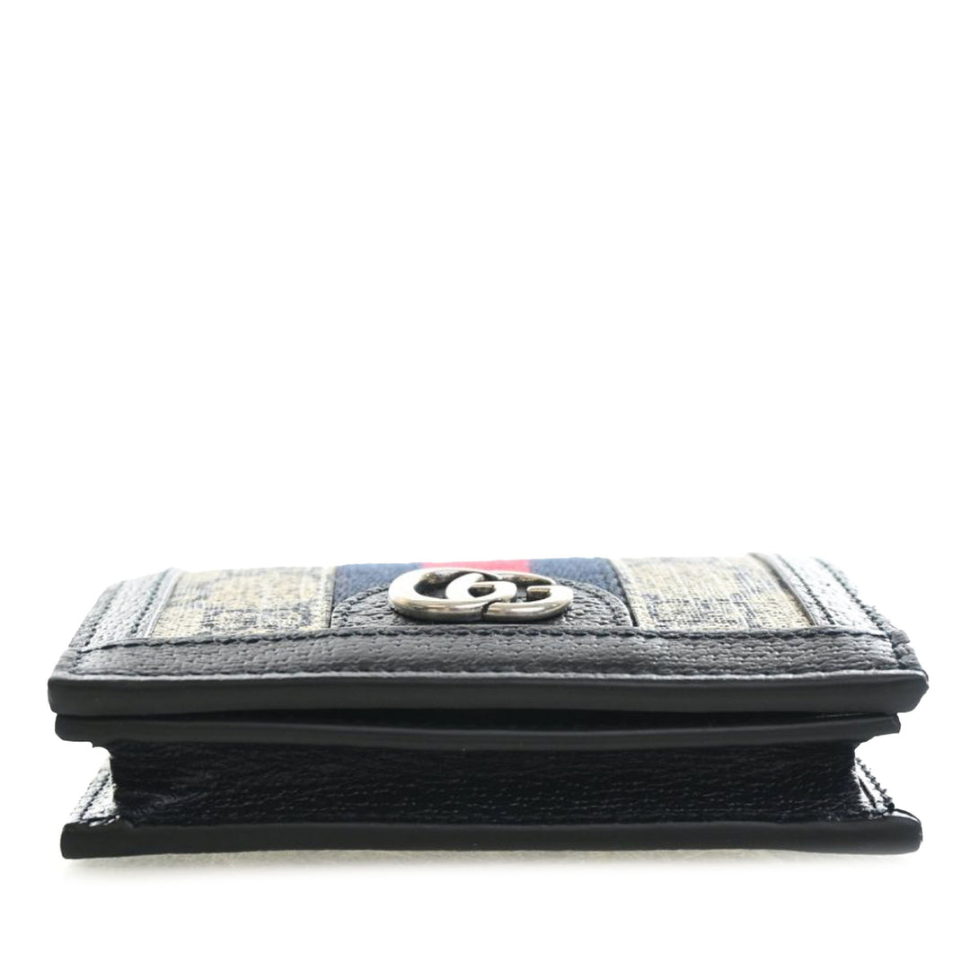 Gucci GG Supreme Web Ophidia Compact Portefeuille