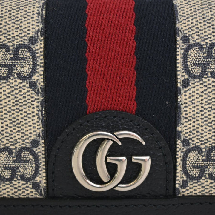 Gucci GG Supreme Web Ophidia Compact Portefeuille