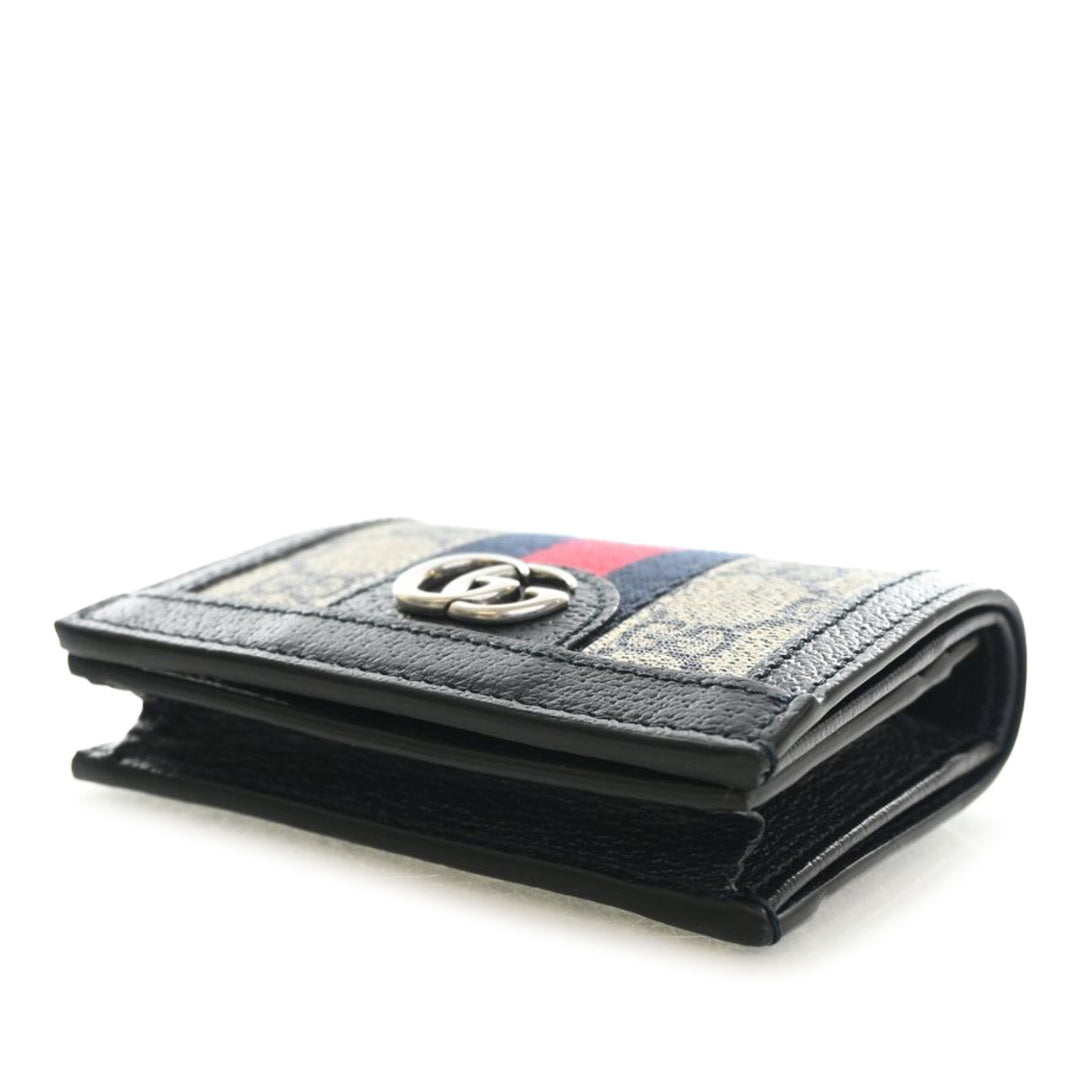 Gucci GG Supreme Web Ophidia Compact Portefeuille