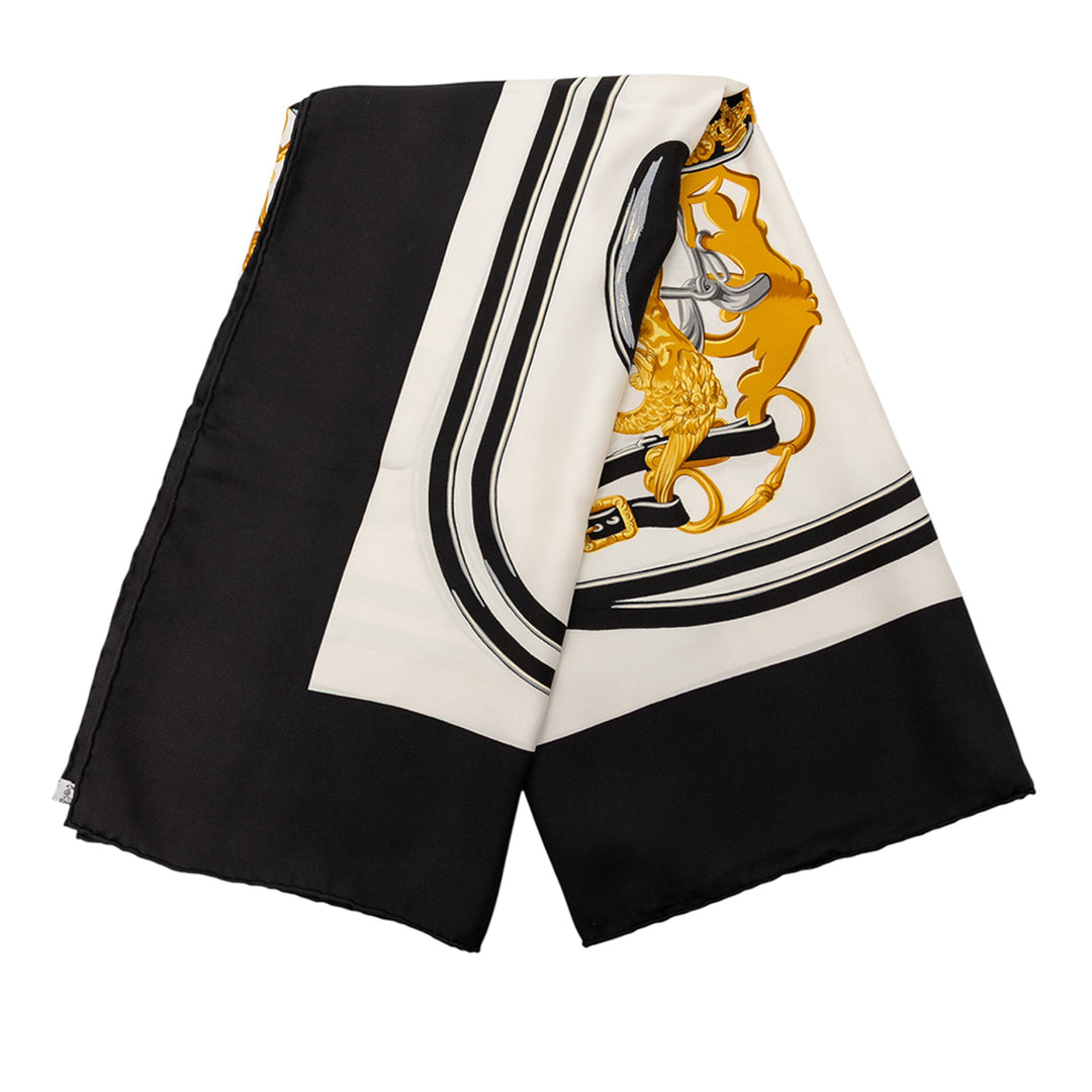 Hermès Brides de Gala Soie Foulard Blanc – GABY PARIS Authentique