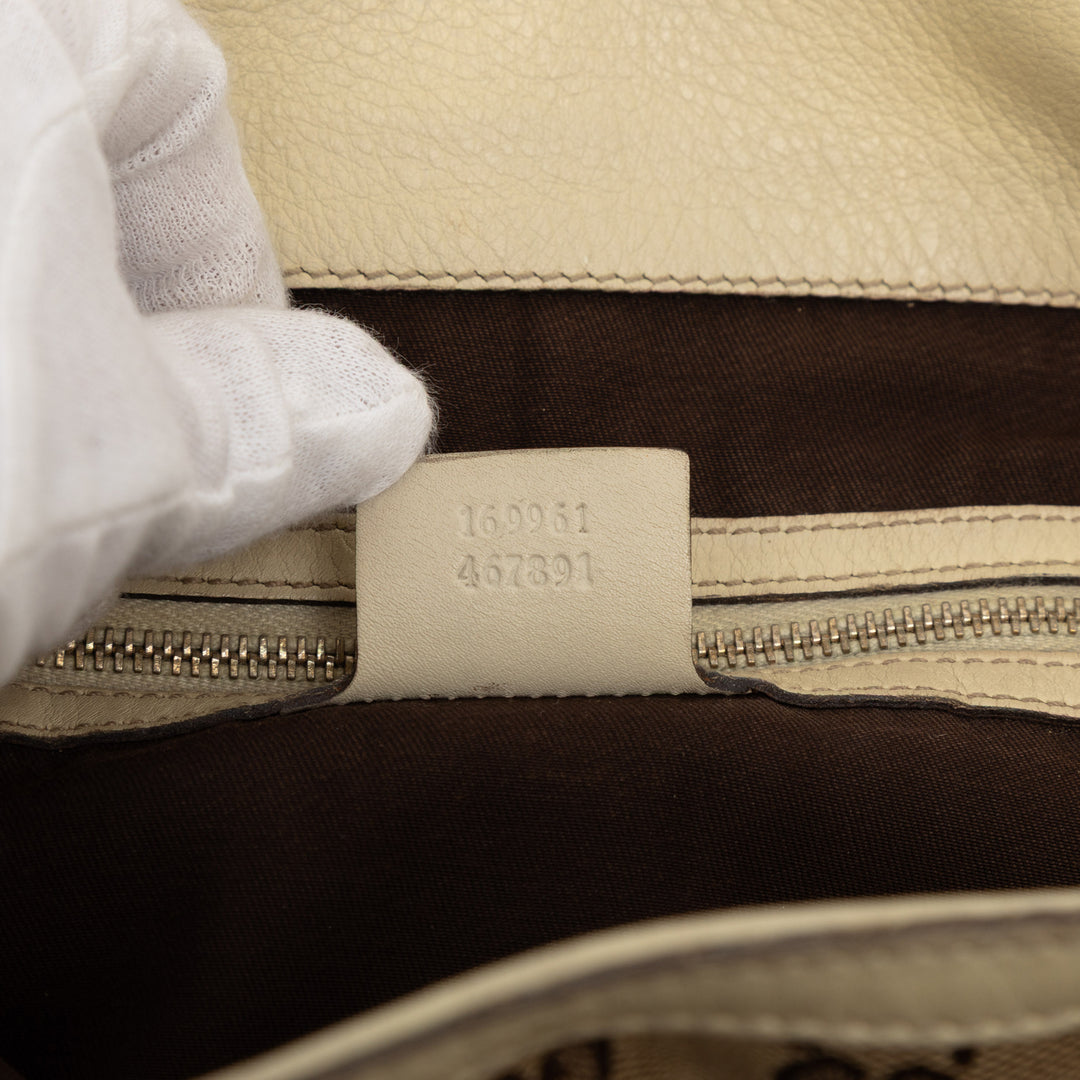 Gucci Medium GG Toile Peggy Sac