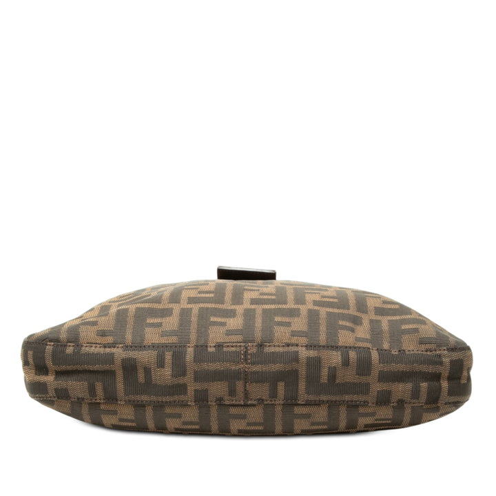 Fendi Sac porté épaule Zucca Marron – vue 3 – GABY PARIS