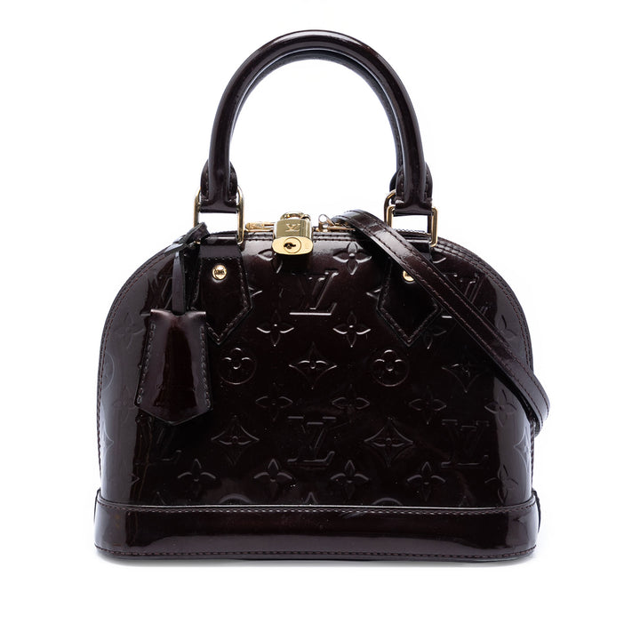 Alma BB Cuir verni Monogram Violet