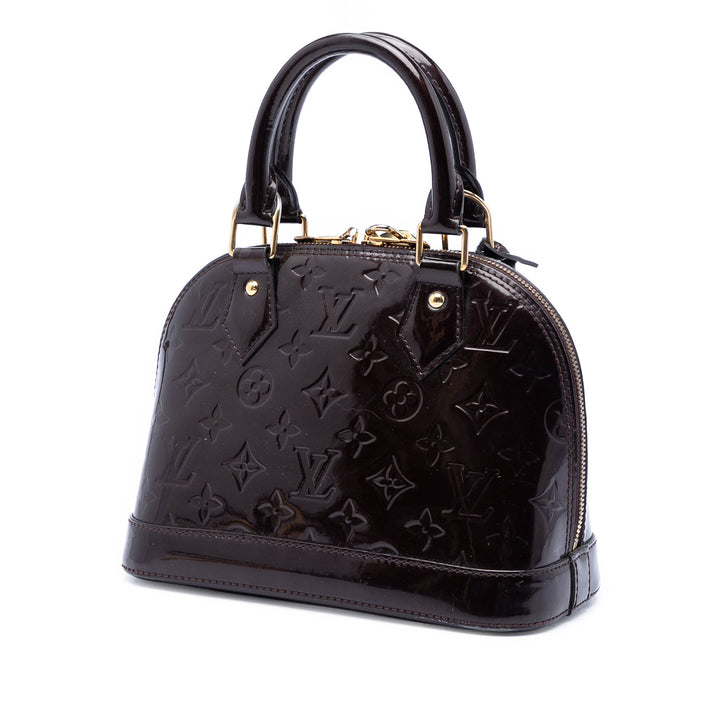 Alma BB Cuir verni Monogram Violet