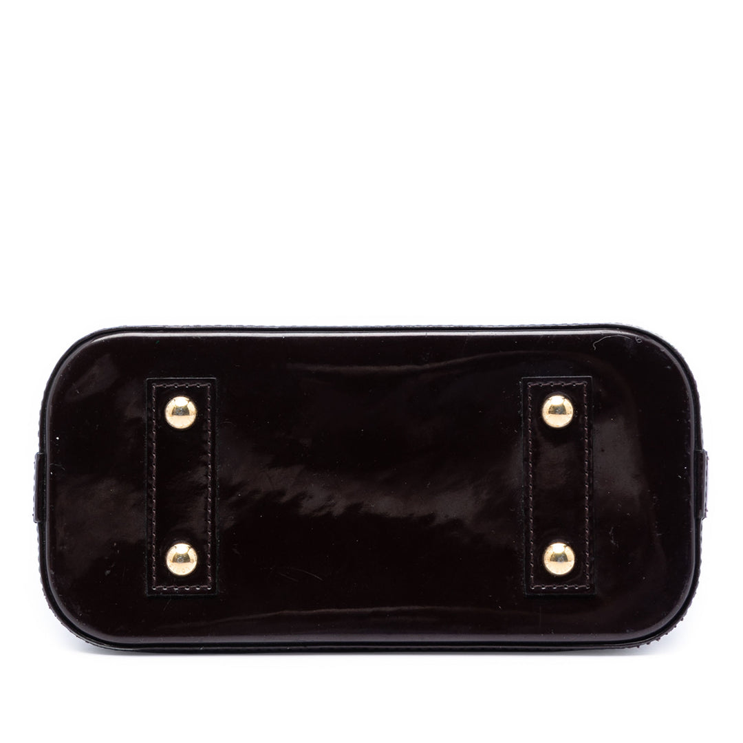 Alma BB Cuir verni Monogram Violet