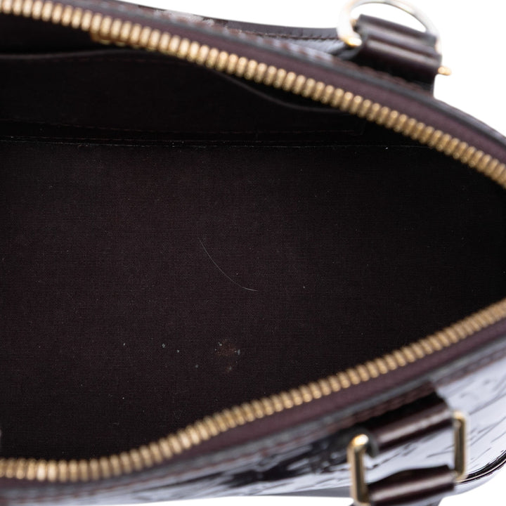 Alma BB Cuir verni Monogram Violet
