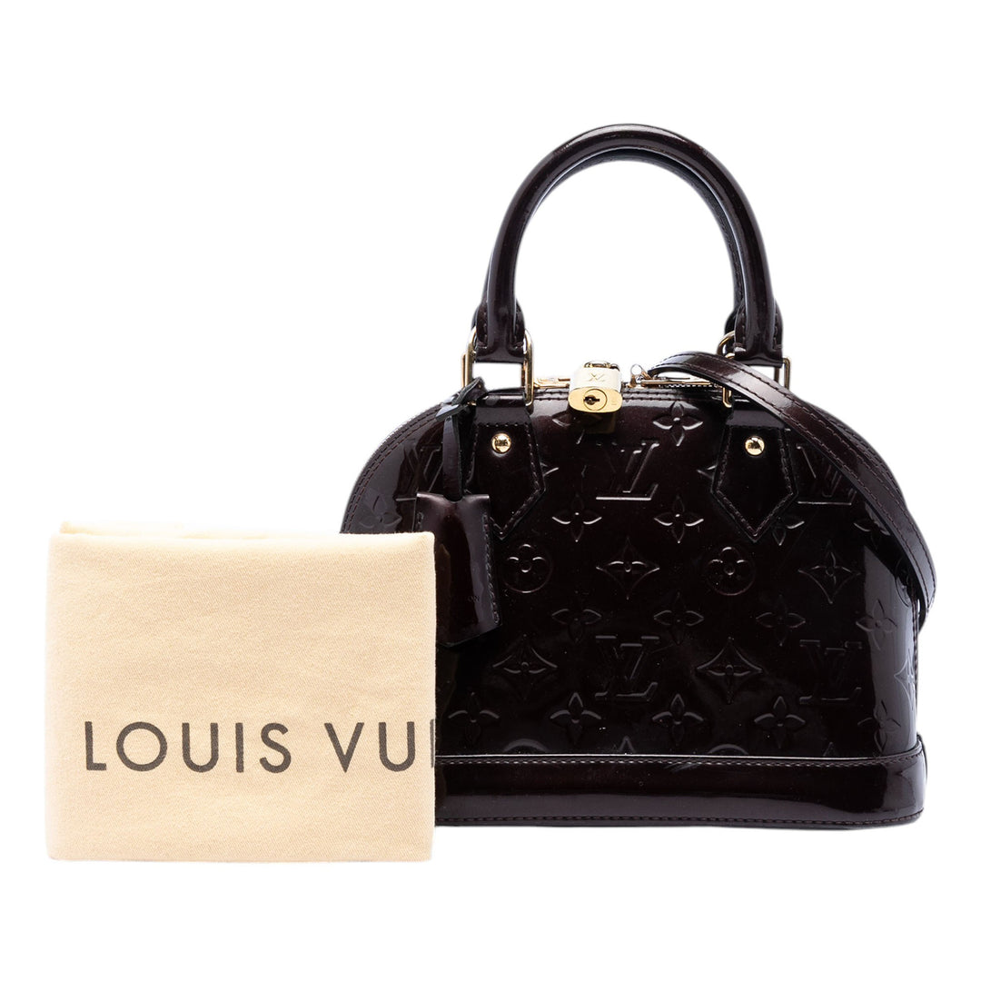 Alma BB Cuir verni Monogram Violet