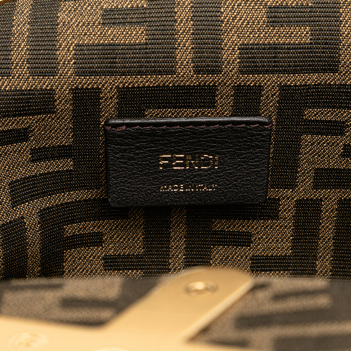 Small Nappa Fendi First Crossbody Brown - Gaby Paris