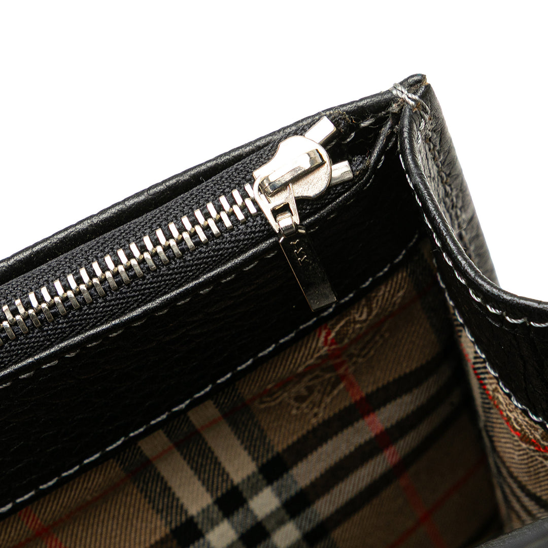 Leather Clutch Black - Gaby Paris
