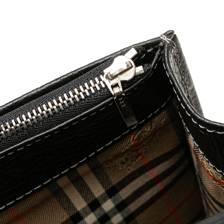 Leather Clutch Black - Gaby Paris