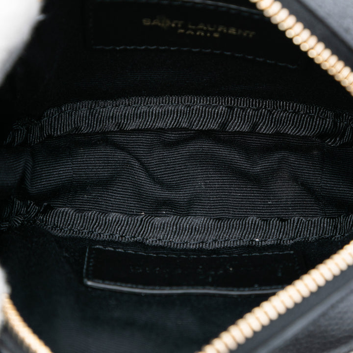 Saint Laurent Baby Matelasse Grain De Poudre Monogram Lou Sac caméra