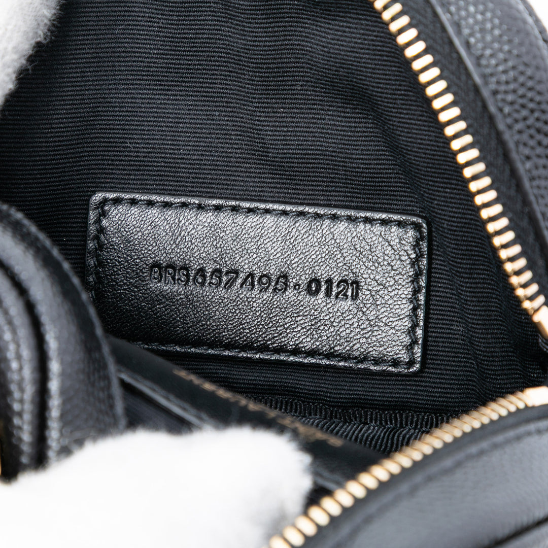 Saint Laurent Baby Matelasse Grain De Poudre Monogram Lou Sac caméra