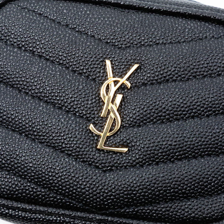Saint Laurent Baby Matelasse Grain De Poudre Monogram Lou Sac caméra