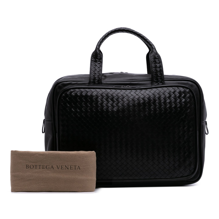Bottega Veneta Nappa Intrecciato Porte-documents Noir – GABY PARIS Authentique