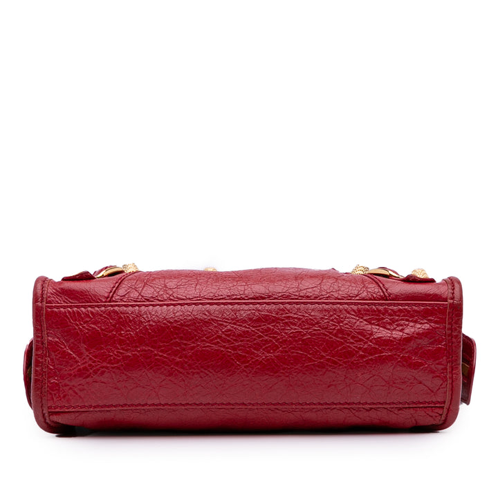 Mini Lambskin Motocross City Giant 21 Satchel Red - Gaby Paris