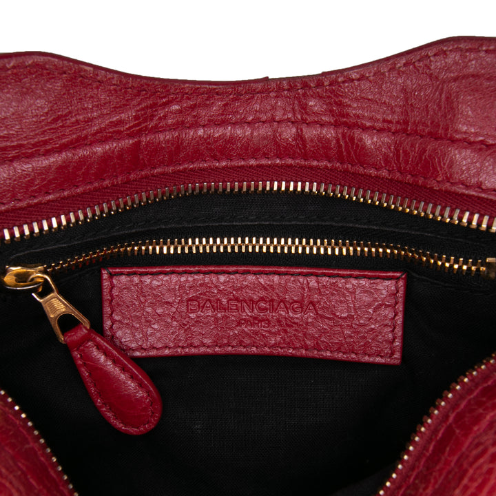 Mini Lambskin Motocross City Giant 21 Satchel Red - Gaby Paris