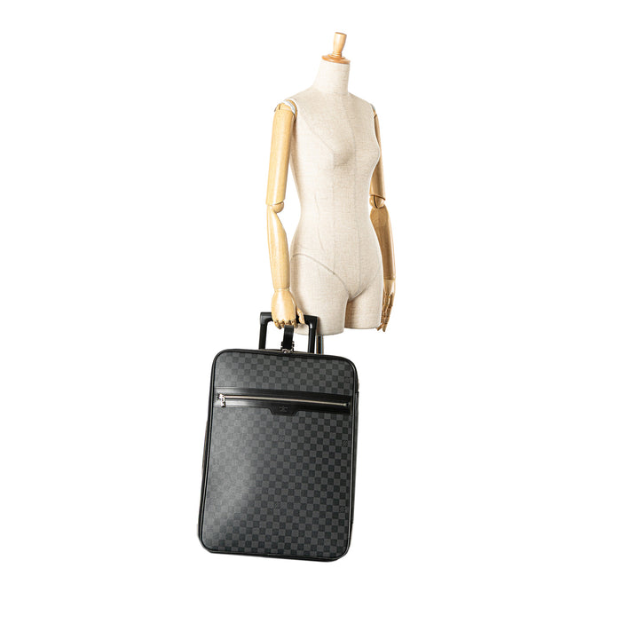 Damier Graphite Pegase 55 Black - Gaby Paris