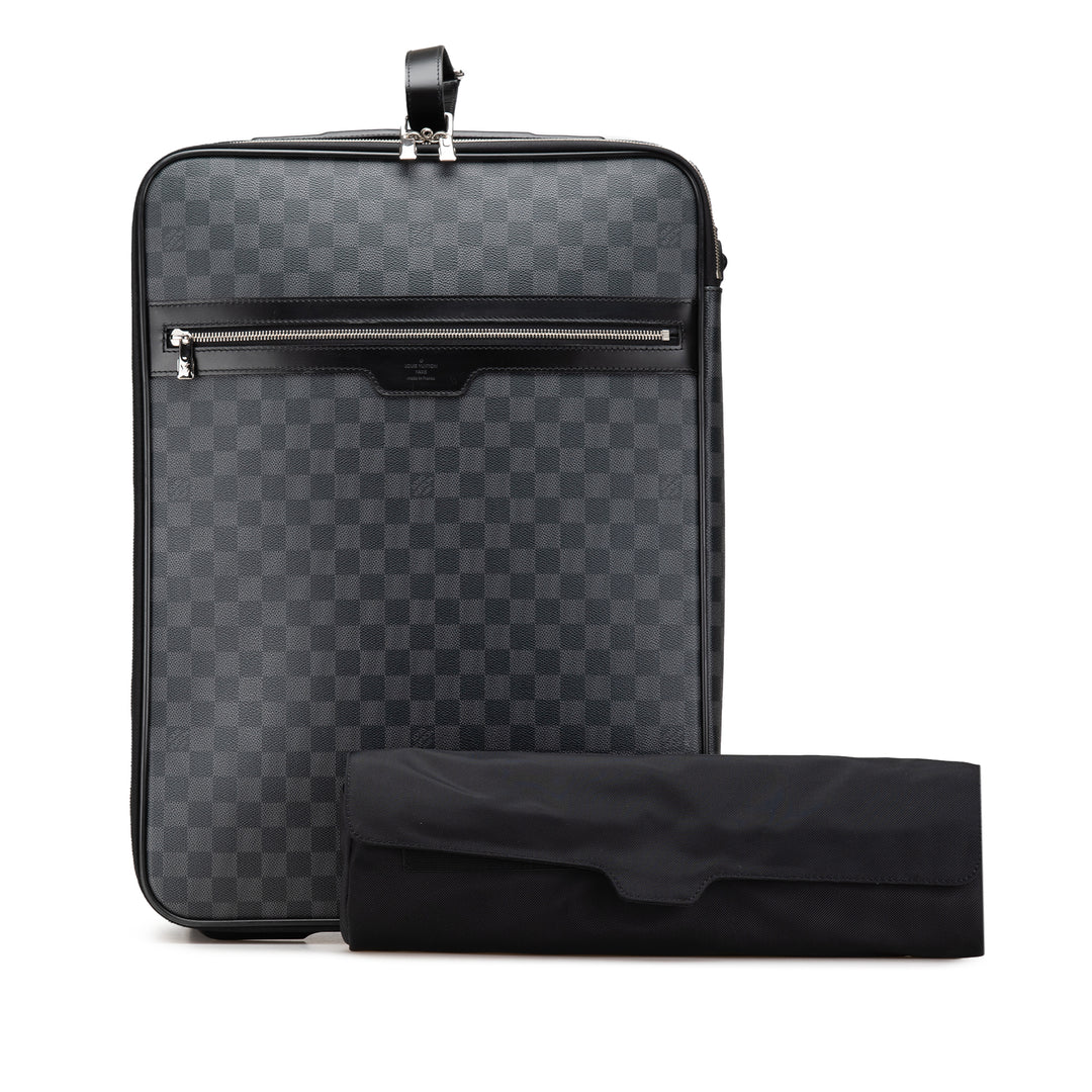 Damier Graphite Pegase 55 Black - Gaby Paris