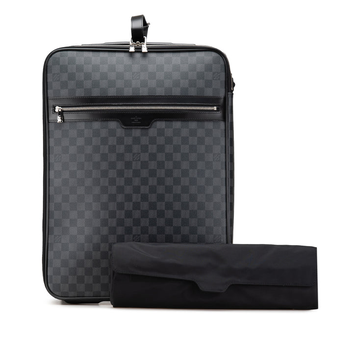 Damier Graphite Pegase 55 Black - Gaby Paris