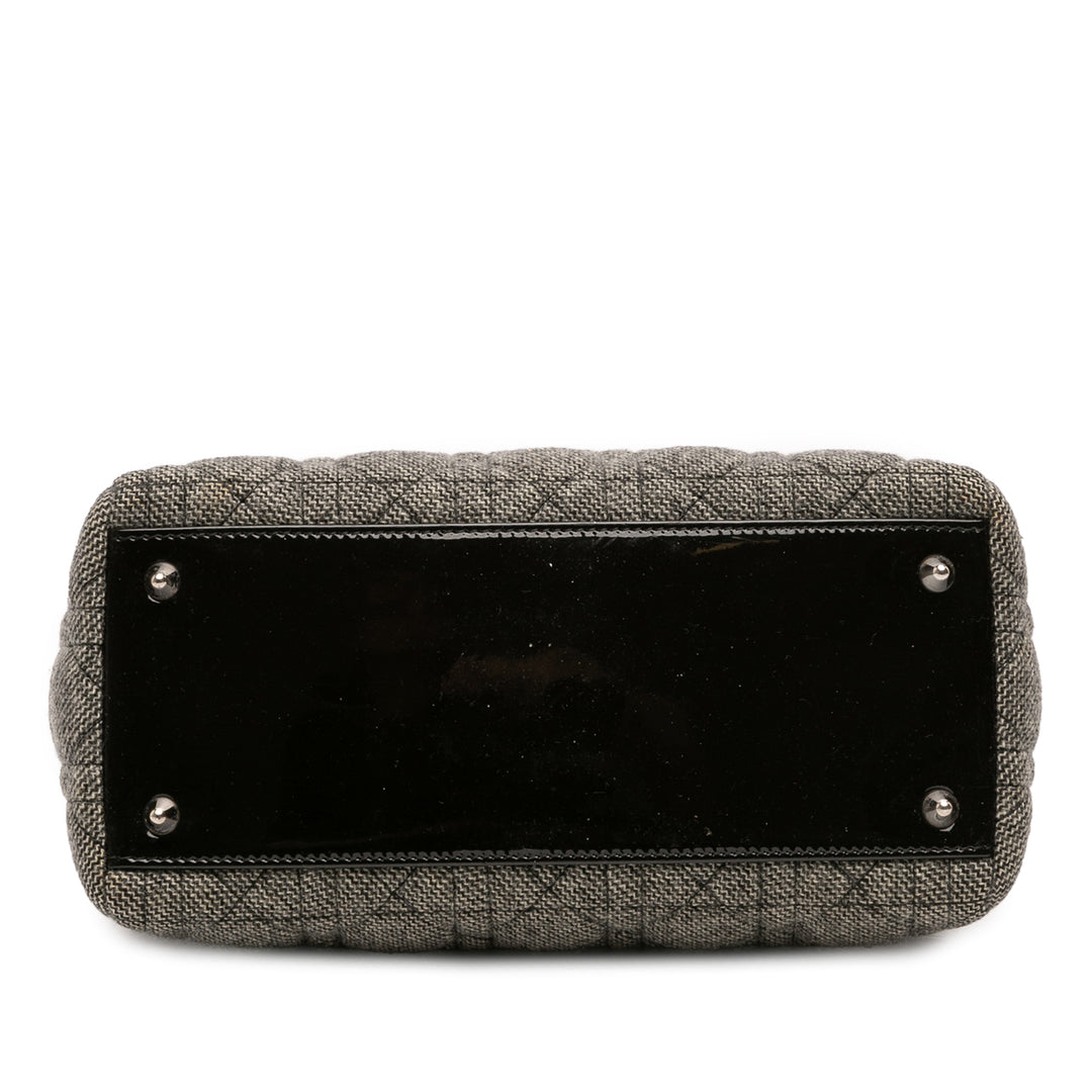 Dior Medium Tweed Cannage Lady Dior