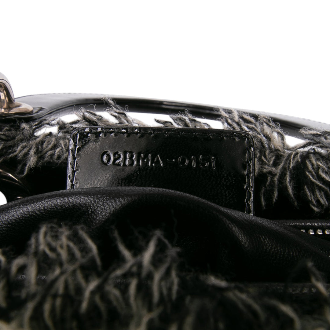 Dior Medium Tweed Cannage Lady Dior