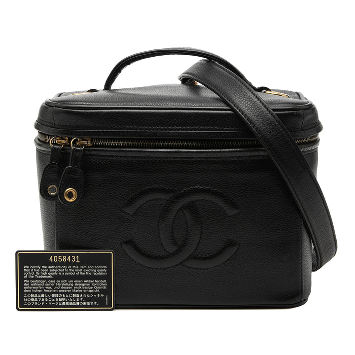 Chanel CC Caviar Vanity