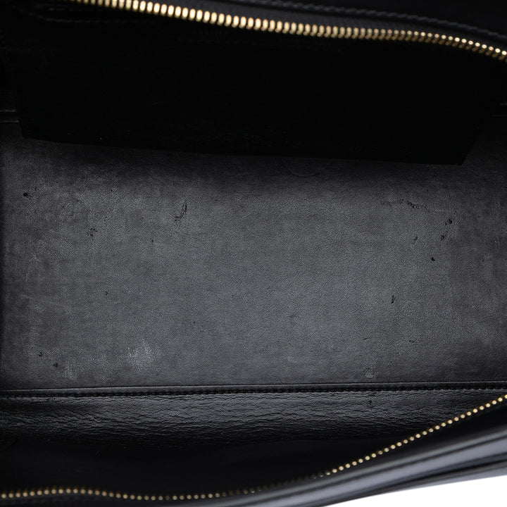Celine Medium Tricolor Cuir de veau et Daim Trapeze Sac