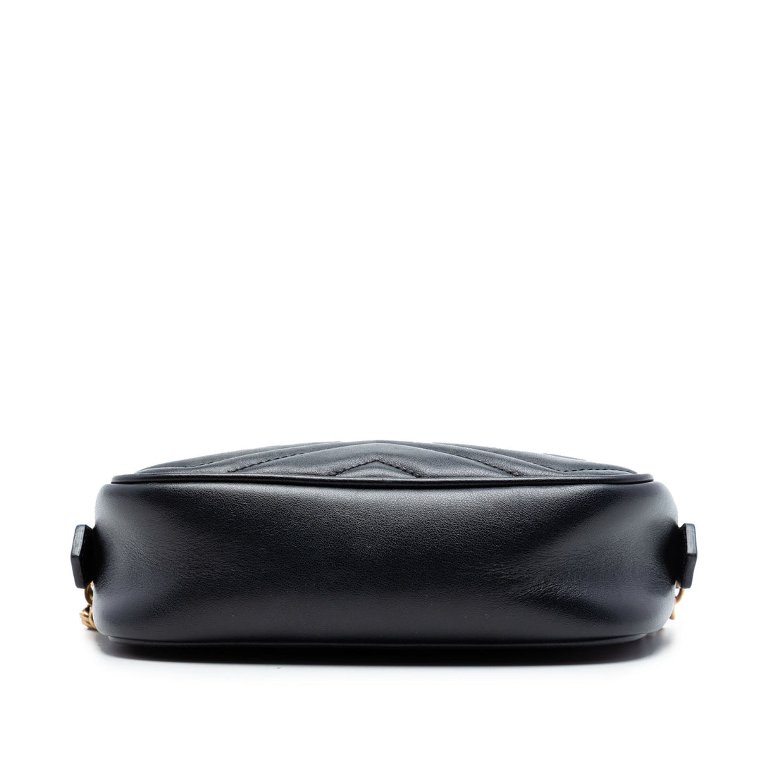 Gucci Mini GG Marmont Matelasse Cuir Sac porté croisé