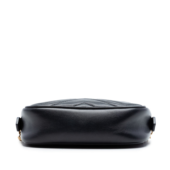 Gucci Mini GG Marmont Matelasse Cuir Sac porté croisé