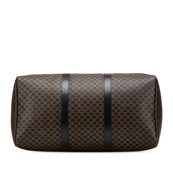 Macadam Coated Canvas Travel Bag Brown - Gaby Paris