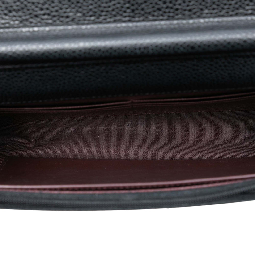 Chanel CC Matelassé Caviar Wallet on Chain