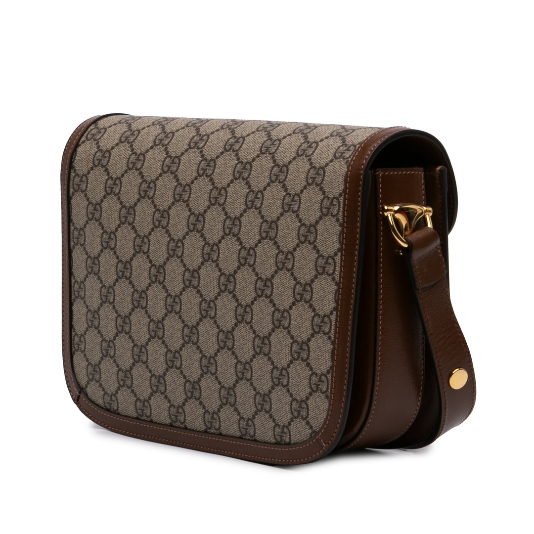 Gucci Medium GG Supreme Horsebit 1955 Sac bandoulière