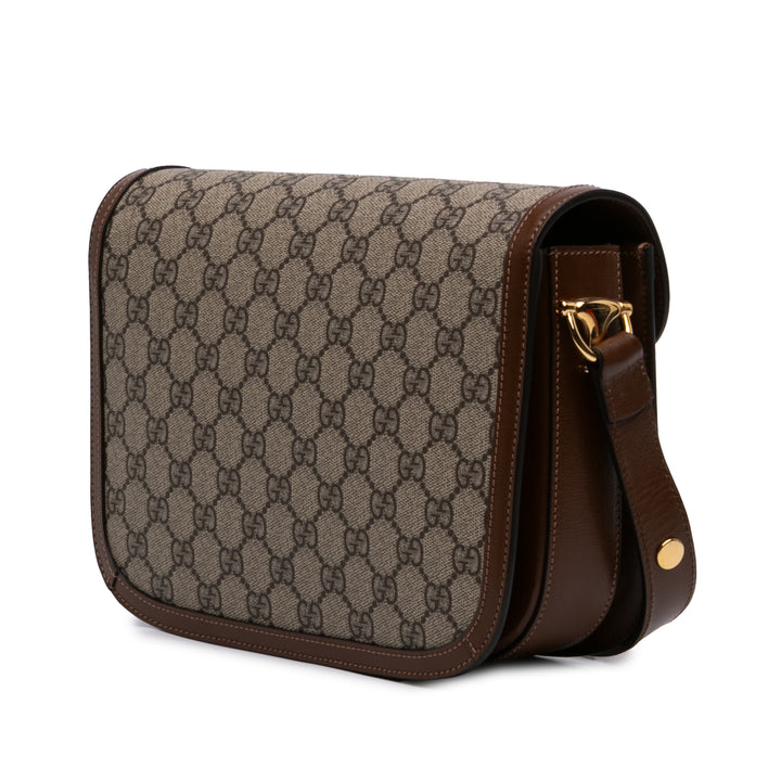 Gucci Medium GG Supreme Horsebit 1955 Sac bandoulière