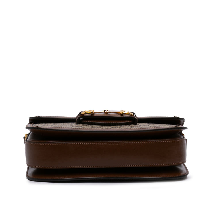 Gucci Medium GG Supreme Horsebit 1955 Sac bandoulière