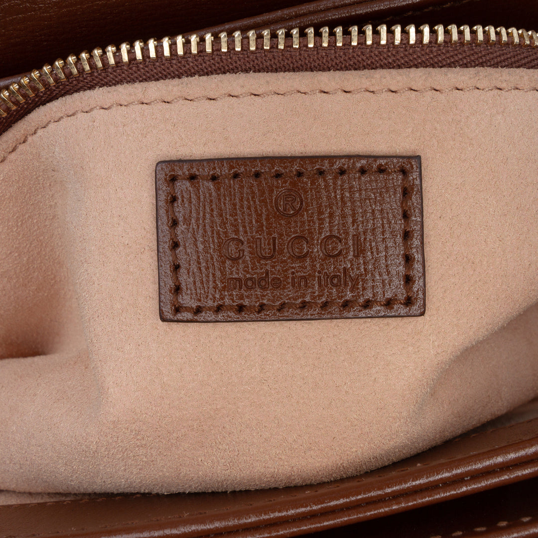 Gucci Medium GG Supreme Horsebit 1955 Sac bandoulière