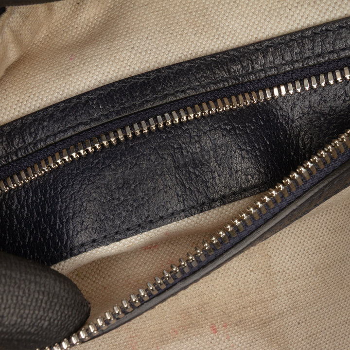 Gucci Small GG Supreme Web Ophidia Half Moon Sac porté croisé