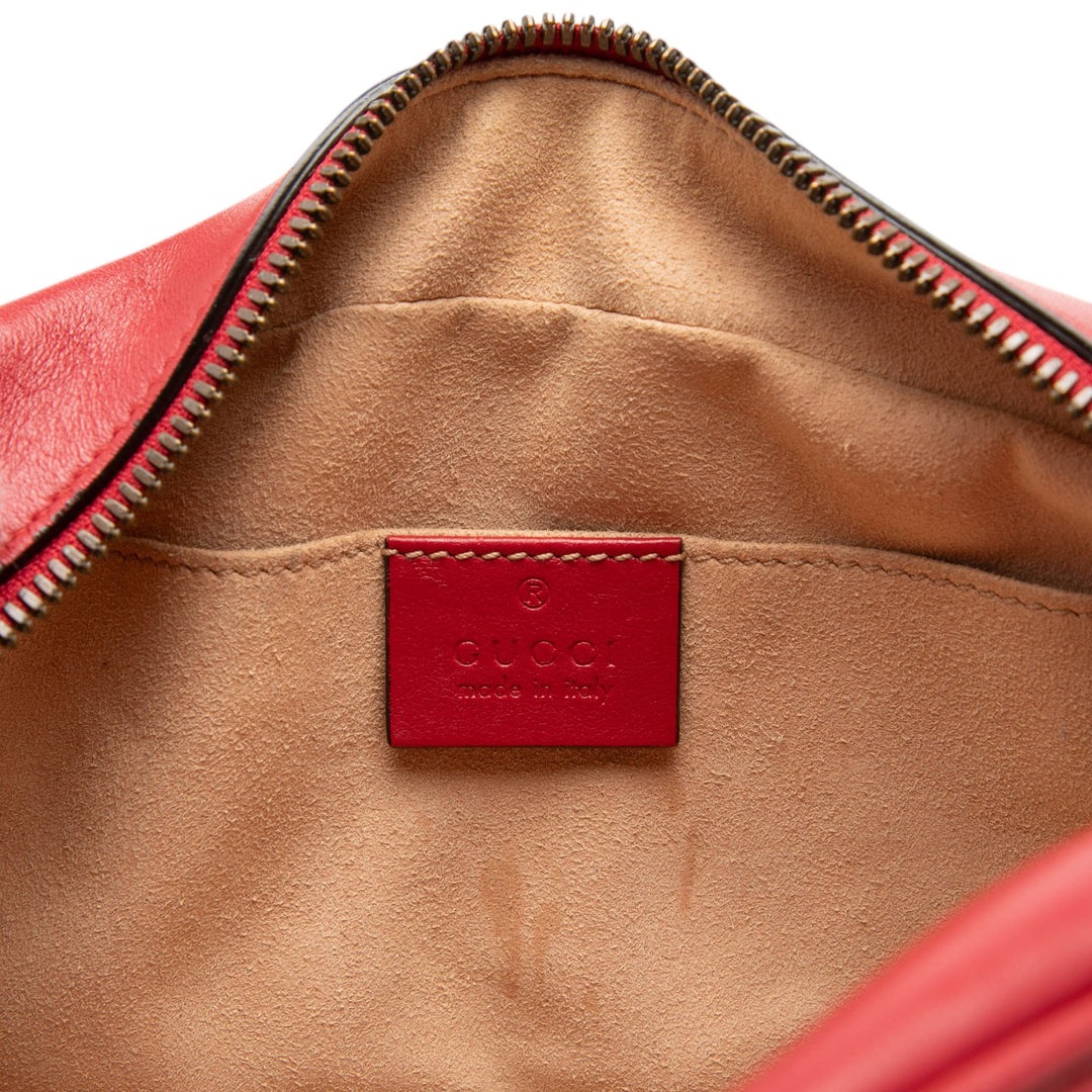 Gucci Small GG Marmont Matelasse Cuir Sac porté croisé
