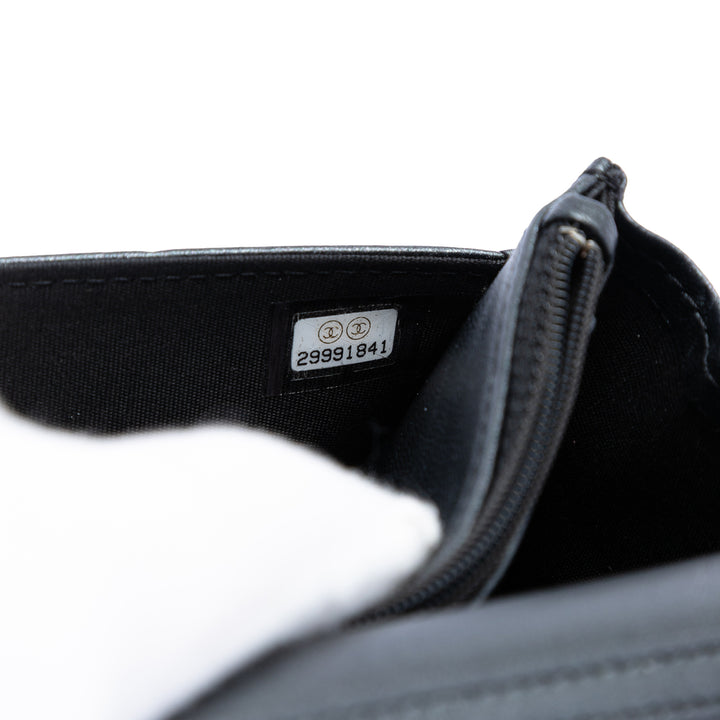 Chanel CC Matelassé Cuir d’agneau Perle Strap Wallet on Chain