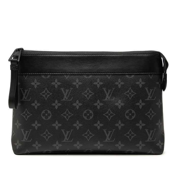 Louis Vuitton Pochette Voyage Souple Monogram Eclipse Noir – vue principale – GABY PARIS