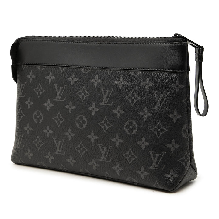 Louis Vuitton Pochette Voyage Souple Monogram Eclipse Noir – vue 2 – GABY PARIS