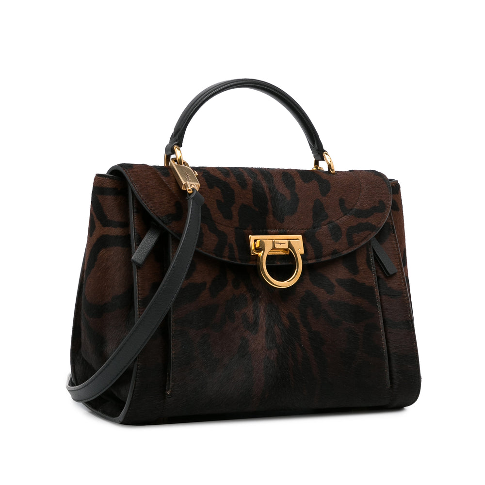 Gancini Sofia Satchel Brown - Gaby Paris